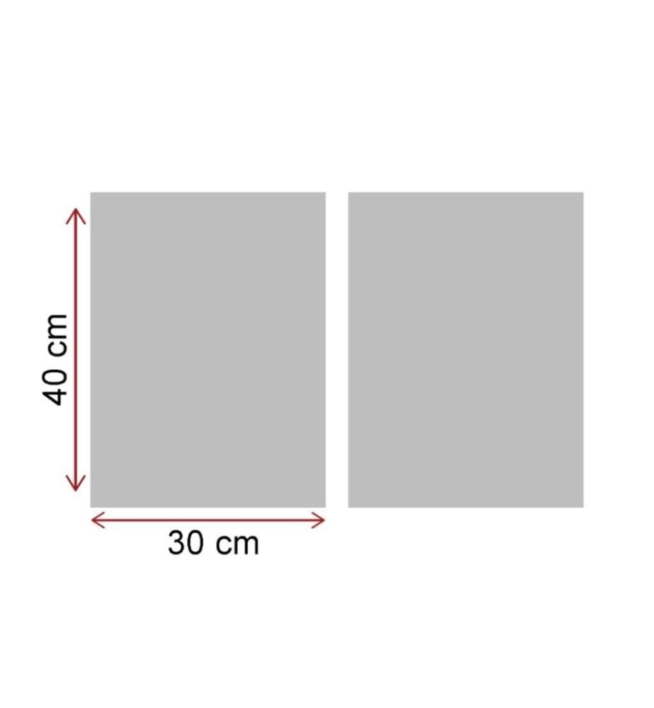 Dekorative MDF-Malerei, 2 Stück, Multicolor, Mdf