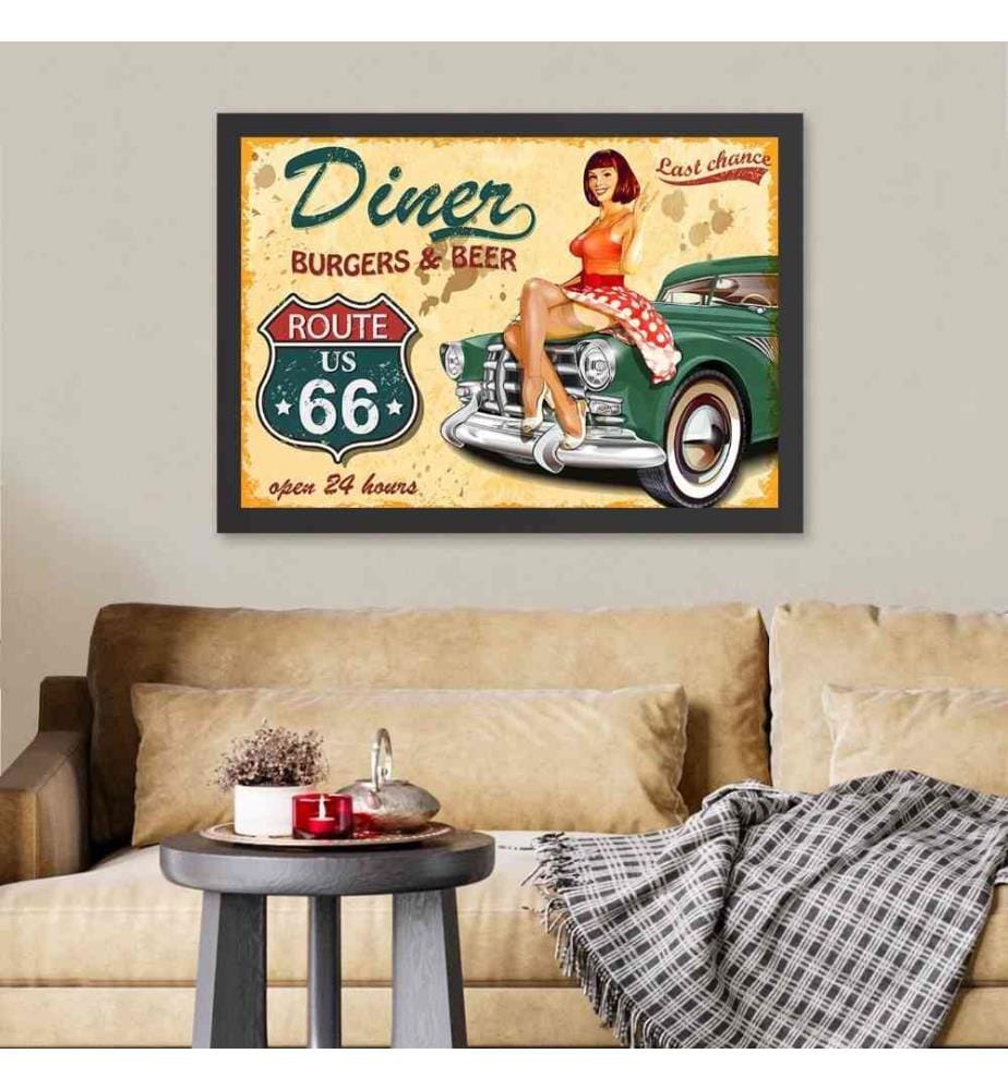 Tableau Vastu Encadré – 7 Chevaux De Course Multicolores – 14 X 20 Pouces