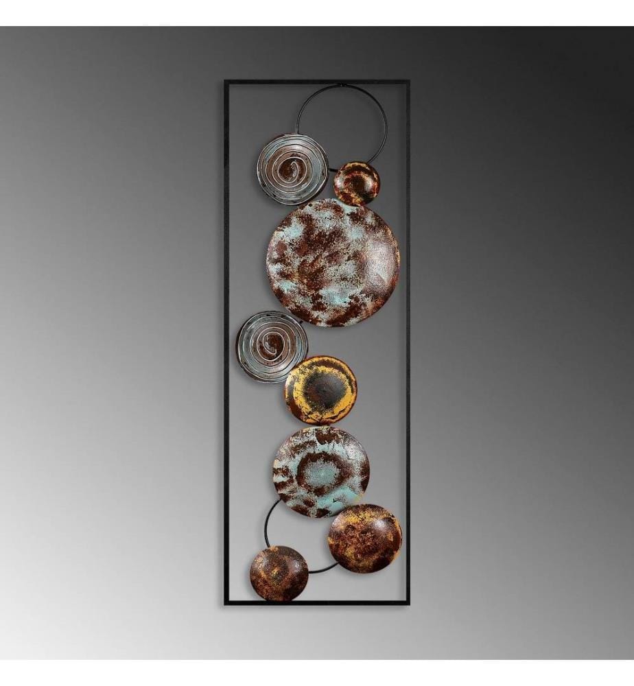 Dekoratives Metall-Wand-Accessoire, Multicolor, Metall