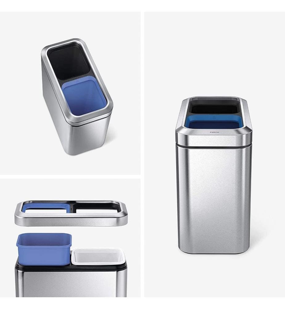 SIMPLEHUMAN simplehuman CW1470 20L (10, 10) Slim… DeinDeal