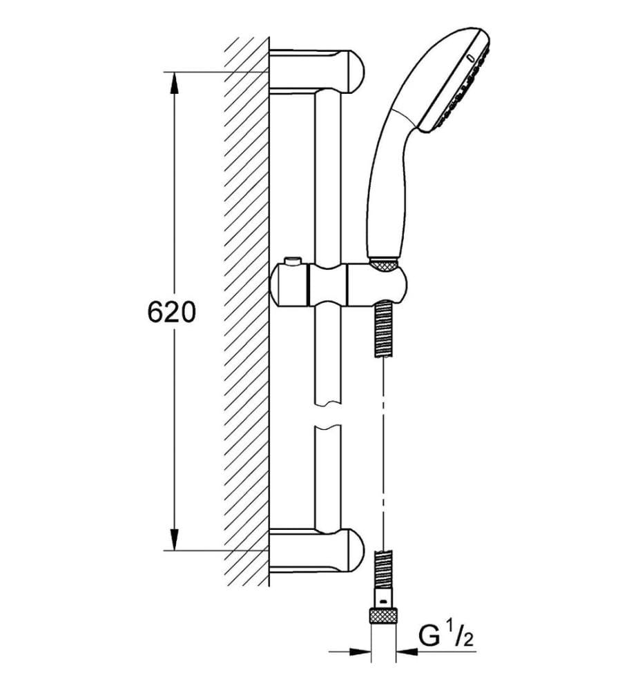 GROHE GROHE Tempesta 100 Brausen & Duschsystem… DeinDeal
