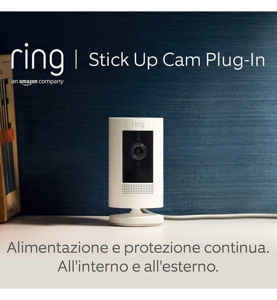 Ring Caméra Extérieure avec adaptateur secteur (… DeinDeal