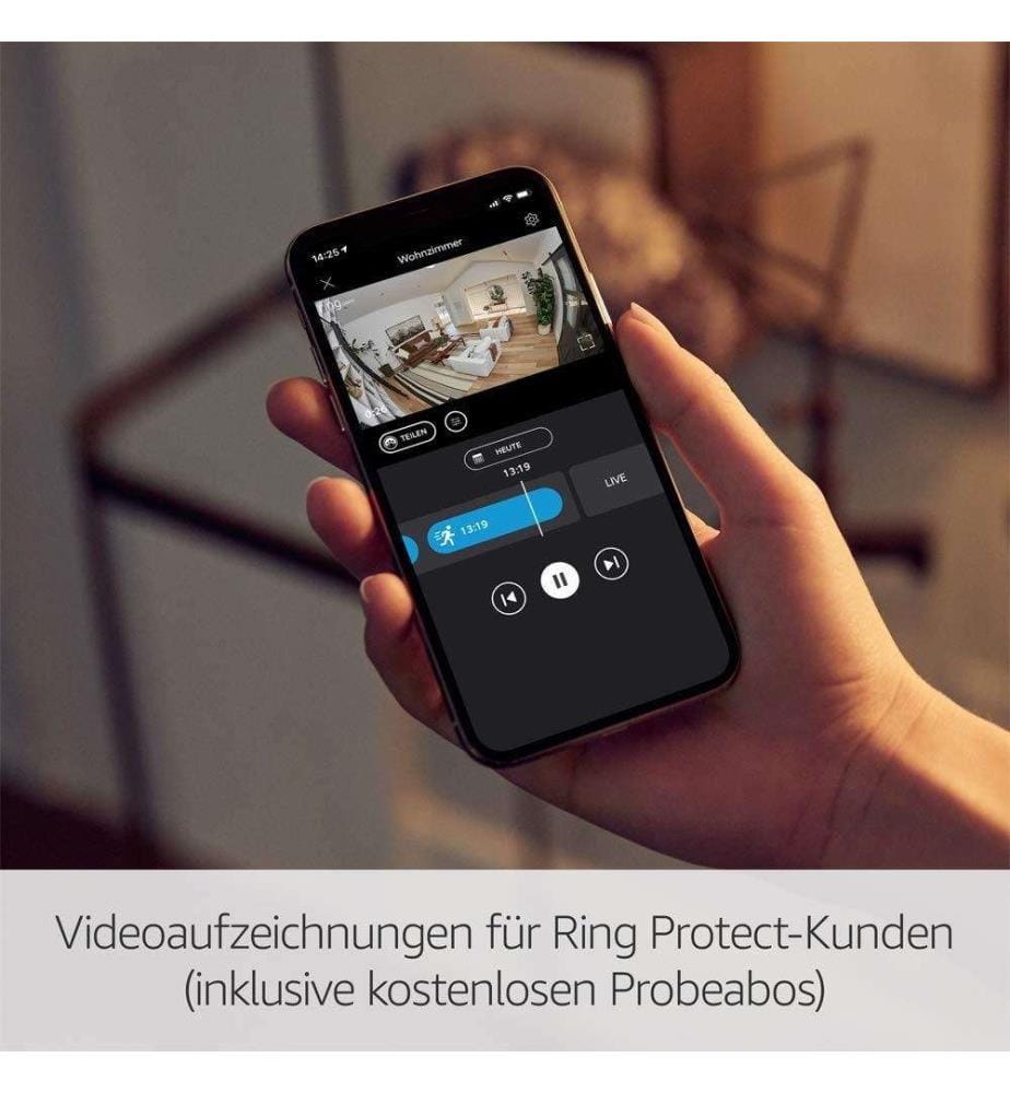 Ring Caméra Extérieure avec adaptateur secteur (… DeinDeal