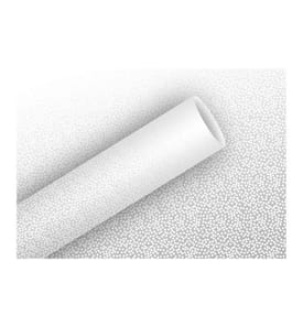 Braun + Company Film cadeau Minidots 2.5 m x 70 cm, blanc