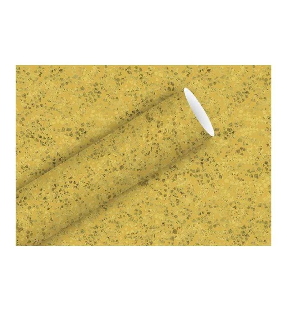 Braun + Company Geschenkpapier Aurelie 70 cm x 1.5 m, Gold