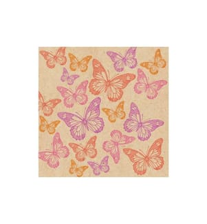 Braun + Company Serviettes en papier Melody 33 cm x 33 cm, 20 Pièce/s, Rose