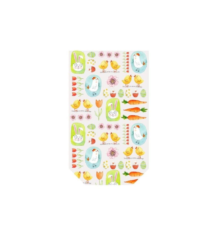 Braun + Company Guetzli-Verpackung Bunny & Chick 14.5 x 23.5 cm, 10 Stück