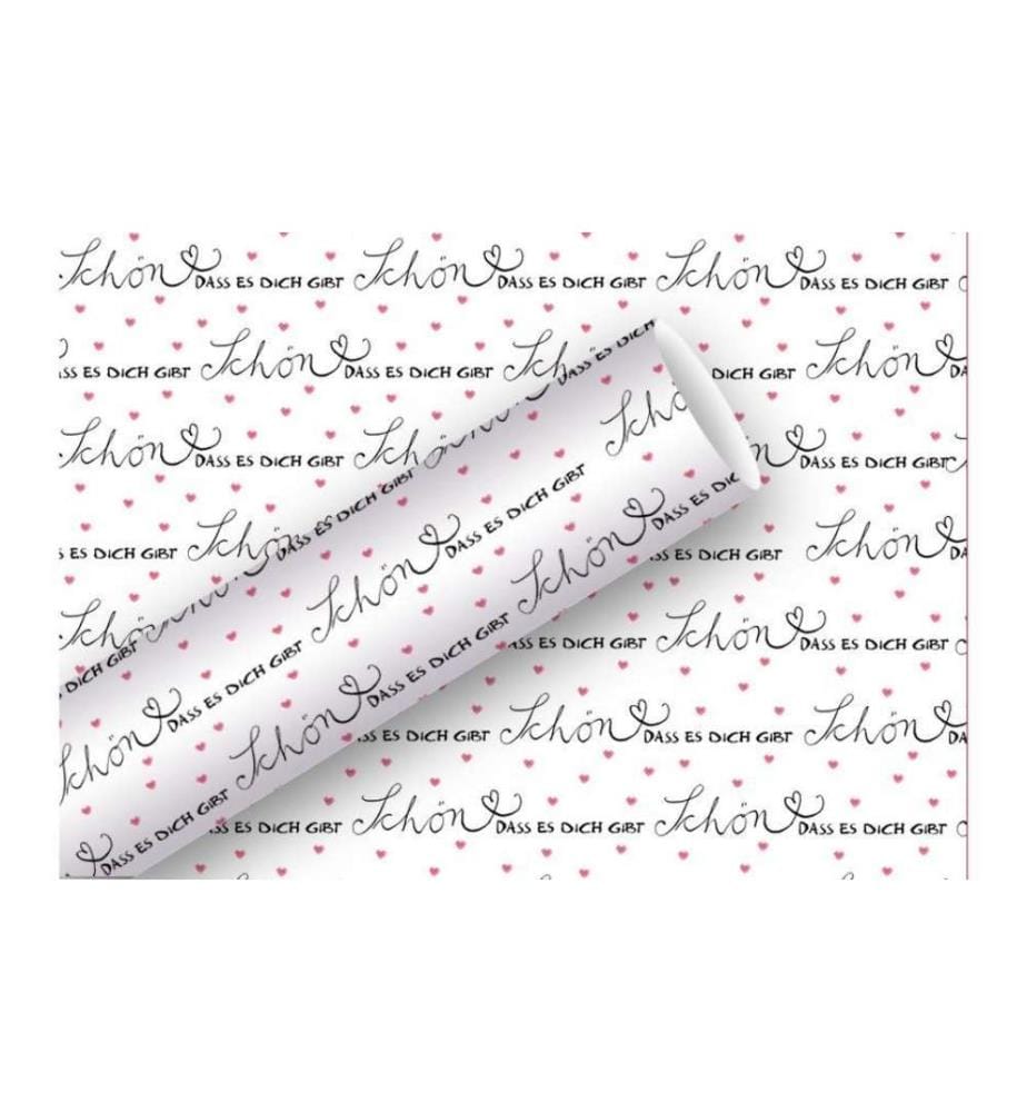 Braun + Company Geschenkpapier Schön 70 cm x 2 m, 80 g/m², Mehrfarbig