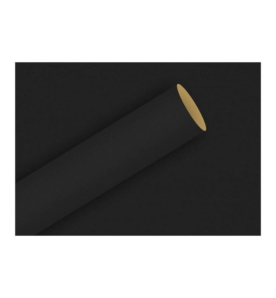Braun + Company Papier cadeau 2 m x 70 cm, noir/or