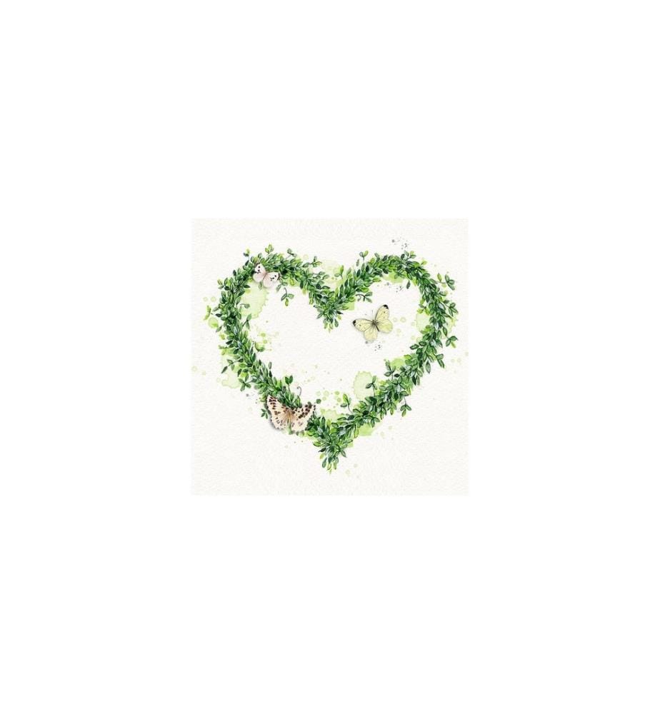 Braun + Company Serviettes en papier Green Dream 33 cm x 33 cm, 20 Pièce/s