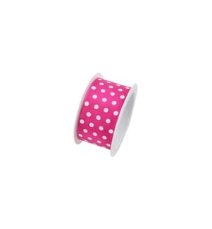 Braun + Company Ruban textile Hot Spots 40 mm x 2 m, Rose