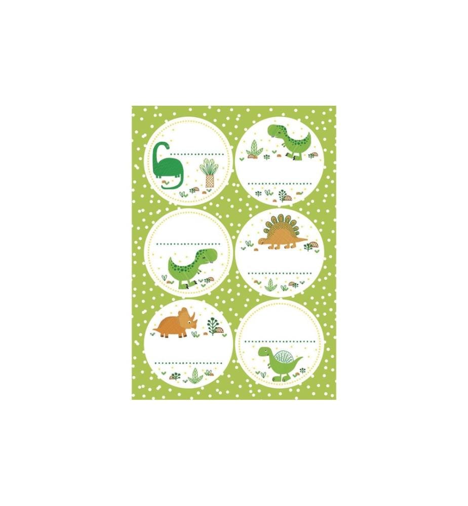 Braun + Company Motivsticker Funny Dinos 4 Stück