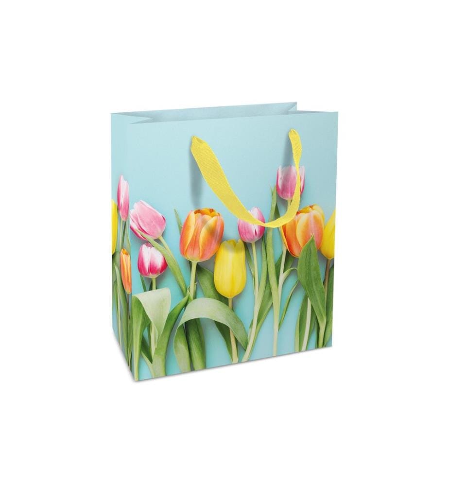 Braun + Company Geschenkpapier Tulpen 18 x 21 x 8 cm