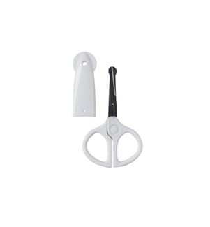 ROTHO - Babydesign Ciseaux à ongles avec capuchon de protection Ceramic White