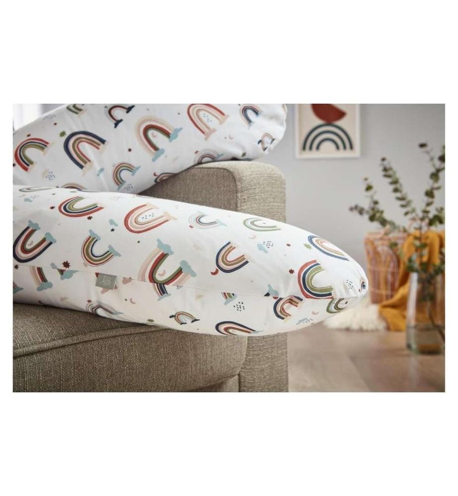ROTHO - Babydesign Coussin d'allaitement Multi Boho Rainbow