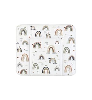 ROTHO - Babydesign Coussin à langer Boho Rainbow 72 x 85 cm