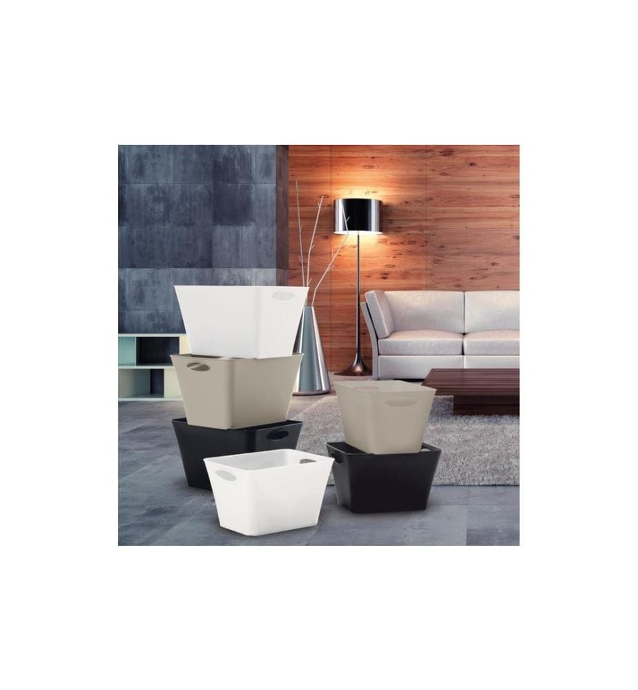 ROTHO - Aufbewahrungsbox Living Box 24 l, Anthrazit