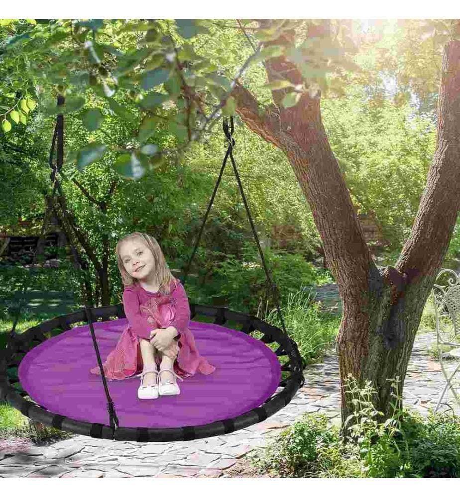 RELAXDAYS Relaxdays Nest, Round Hanging Swing fo… DeinDeal