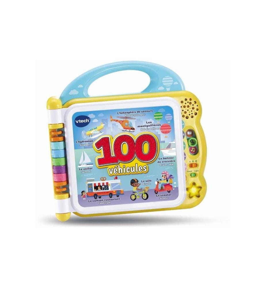 VTECH - Jouets d'occupation Imagier bilingue – véhicules -FR-