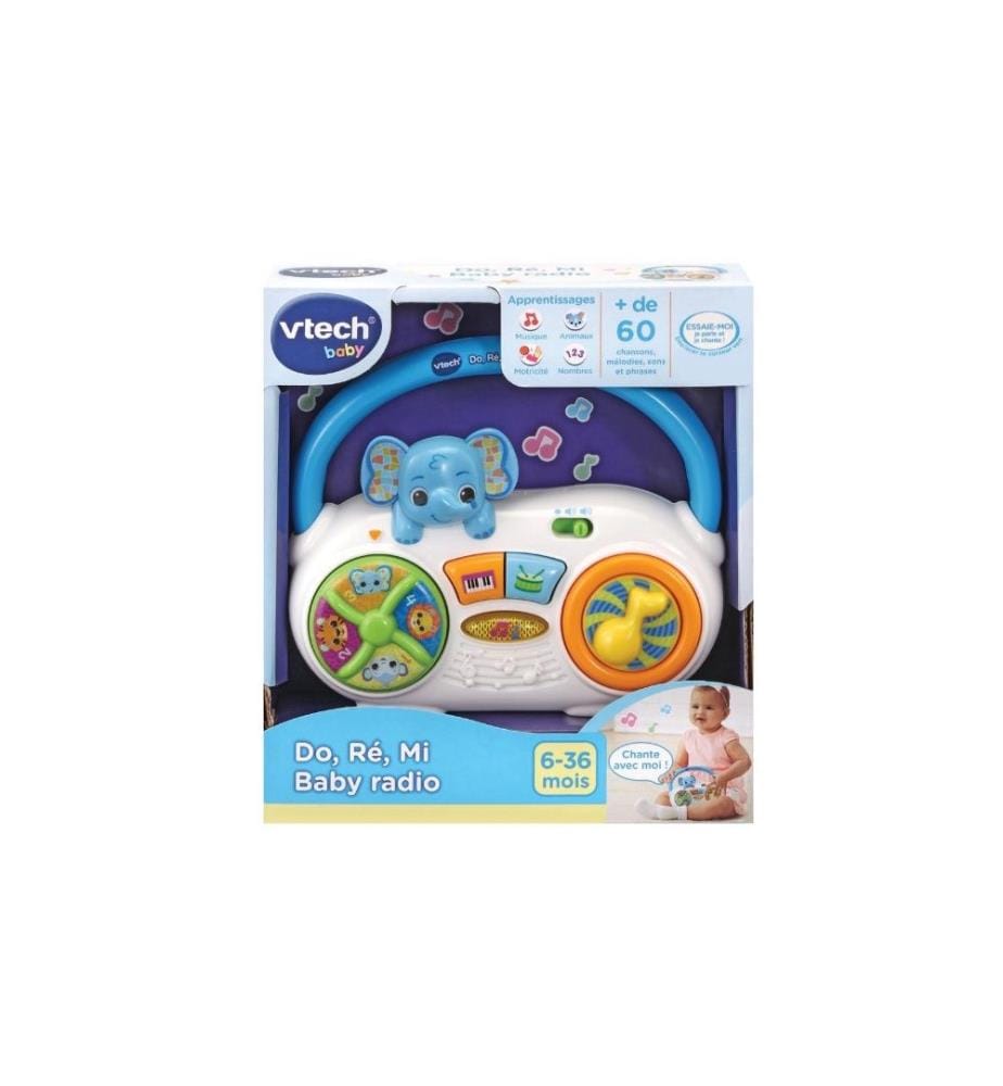 VTECH - Musikspielzeug Do, ré, mi baby radio -FR-