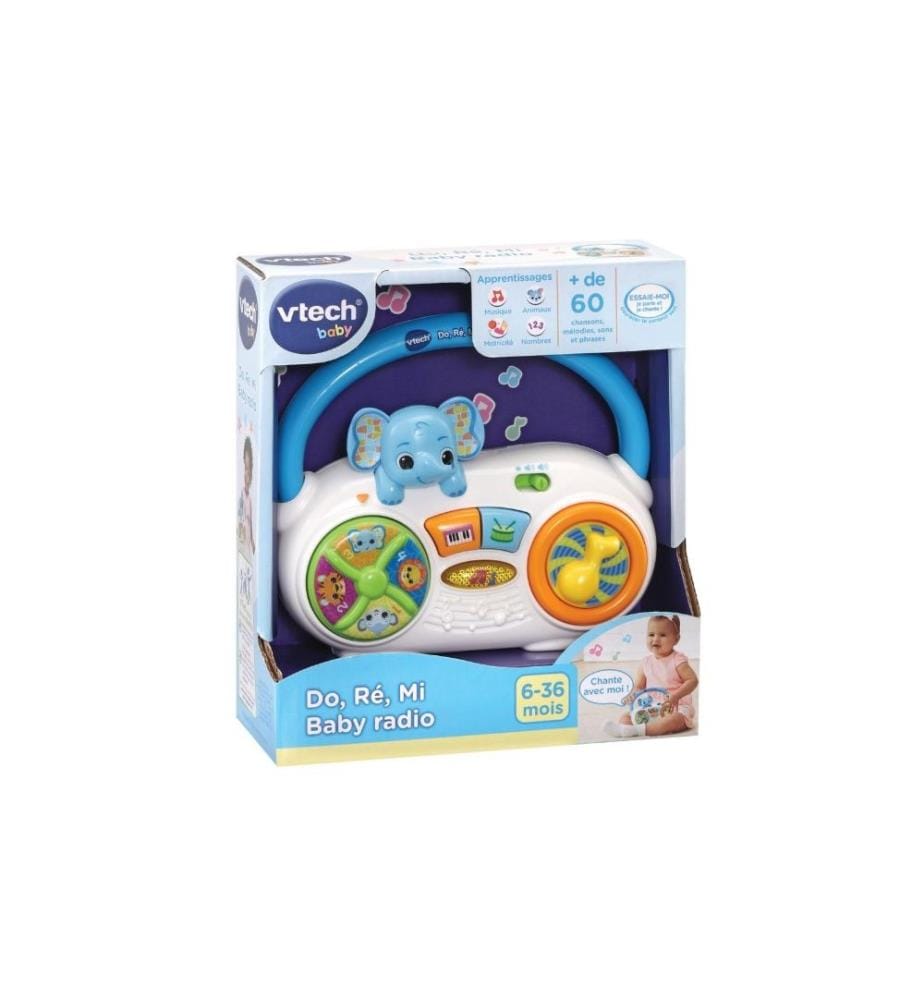 VTECH - Musikspielzeug Do, ré, mi baby radio -FR-
