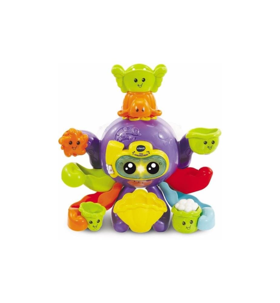 VTECH - Jouet pour le bain Polo, mon poulpe rigolo -FR-