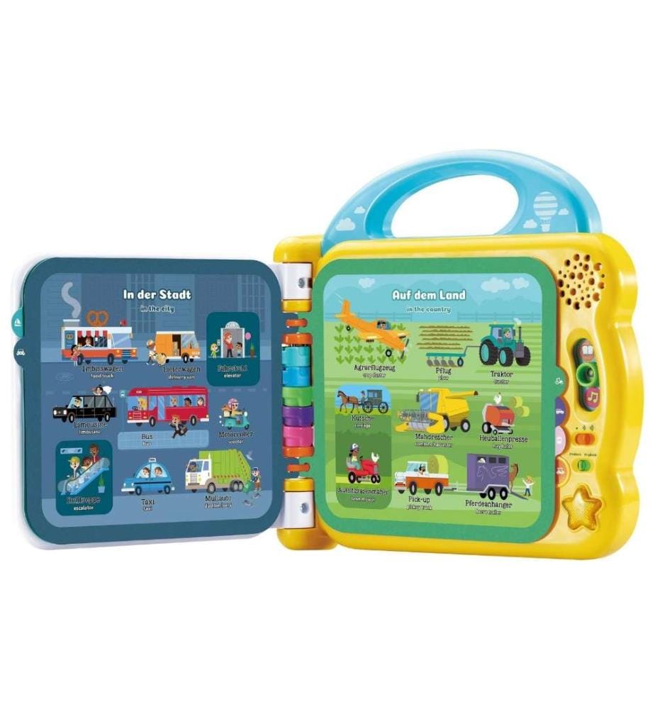 VTECH - Beschäftigungsspielzeug Mein 100-Wörter-Buch: Fahrzeuge -DE-
