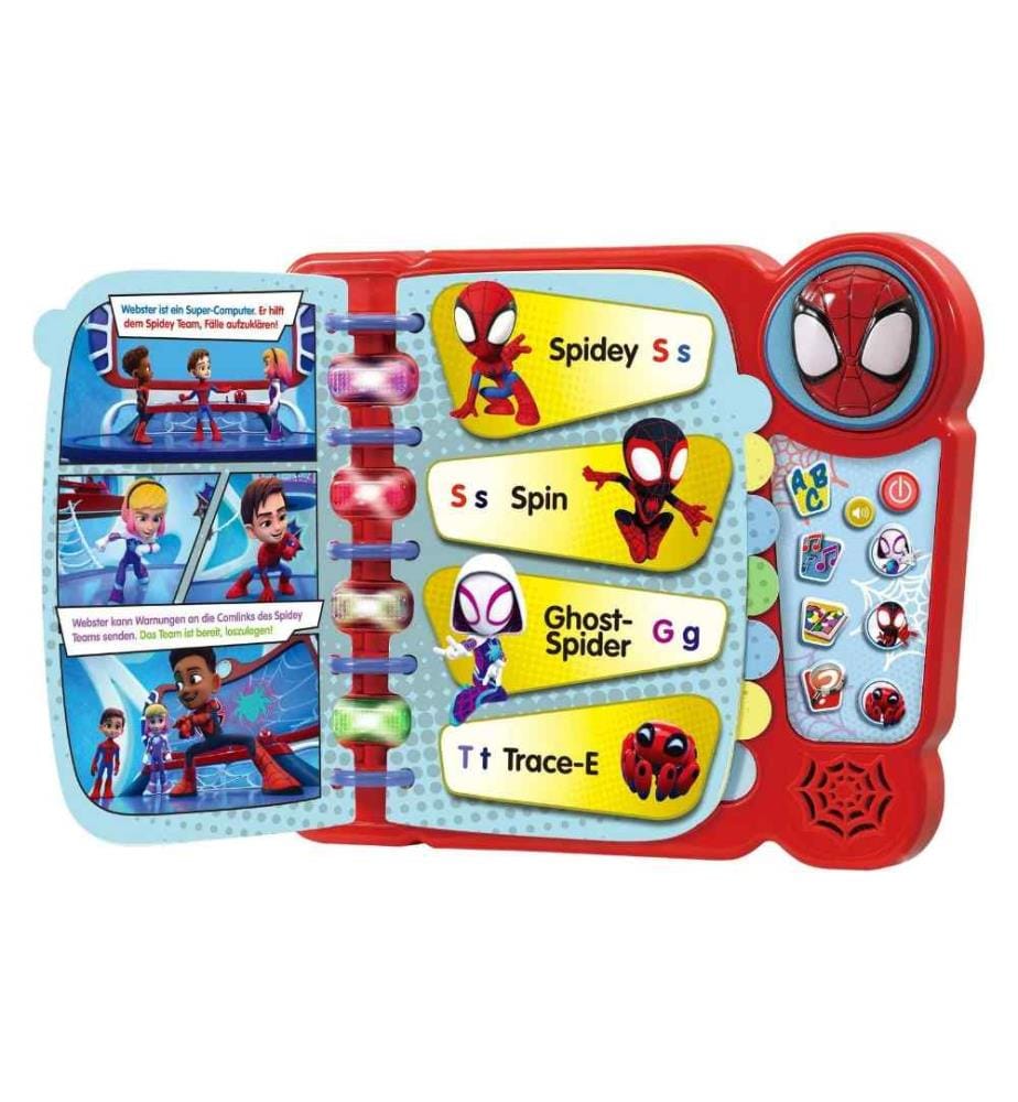 VTECH - Lernbuch Spidey und seine Super-Freunde – Abenteuerbuch -DE-