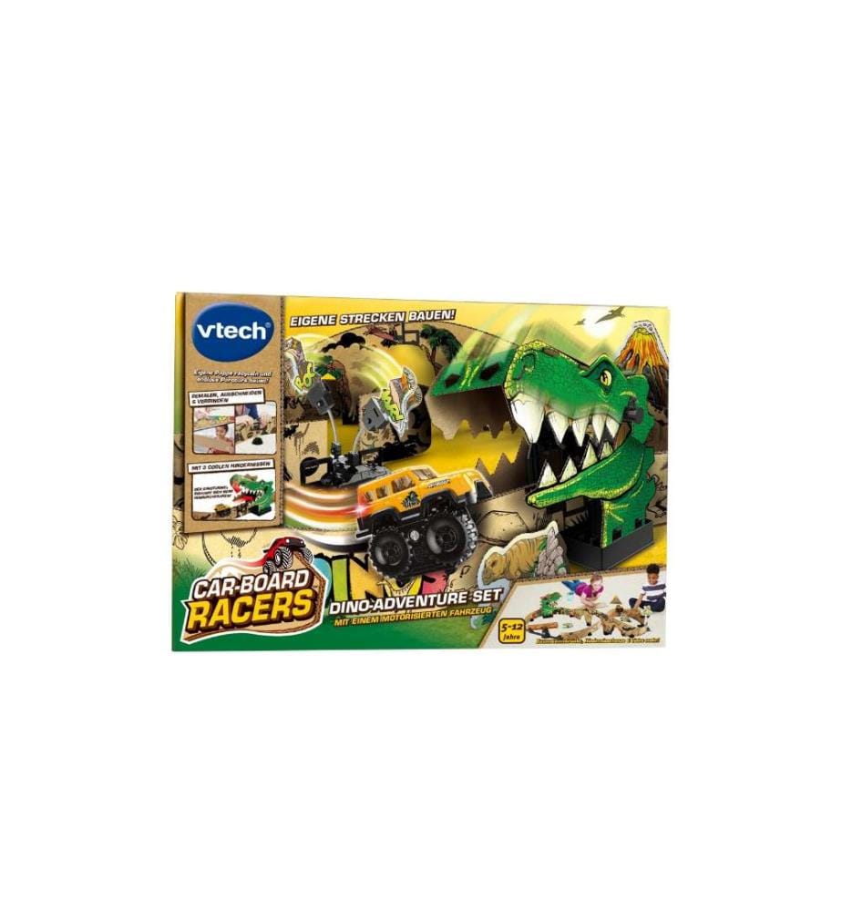 VTECH - Car-Board Racers – Dino-Adventure Set