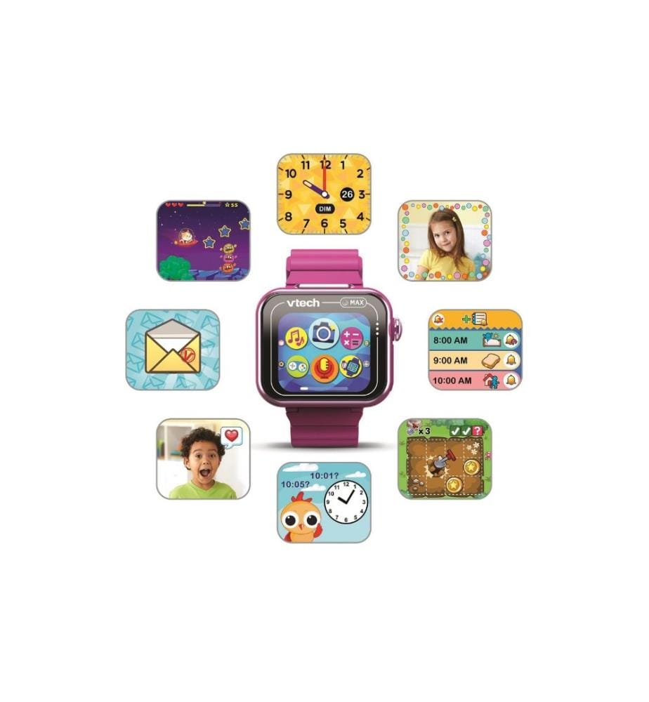 VTECH - KidiZoom Smartwatch MAX framboise -FR-