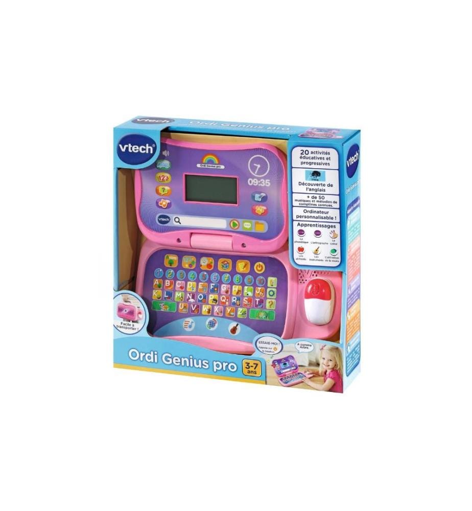 VTECH - Ordi Genius pro rose -FR- Rosa