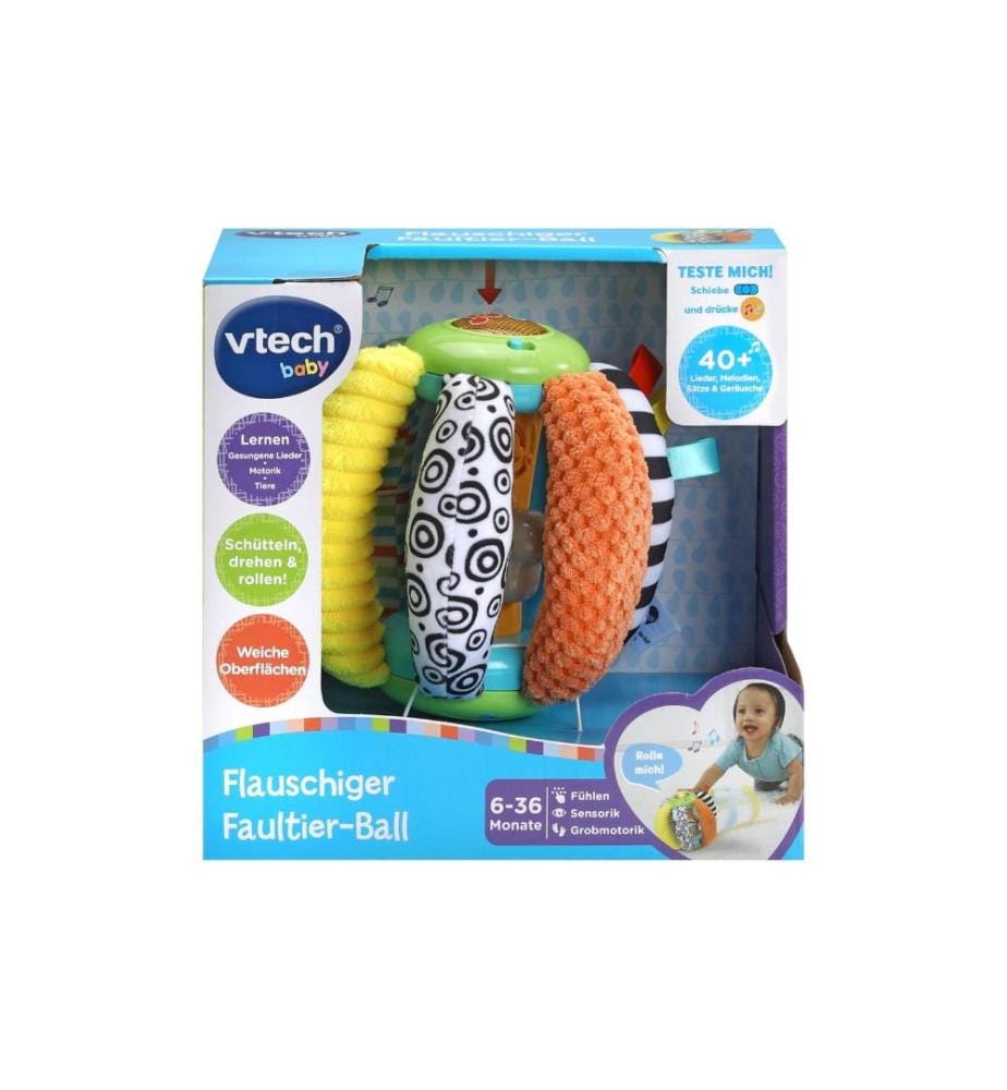 VTECH - Beschäftigungsspielzeug Flauschiger Faultier-Ball -DE-