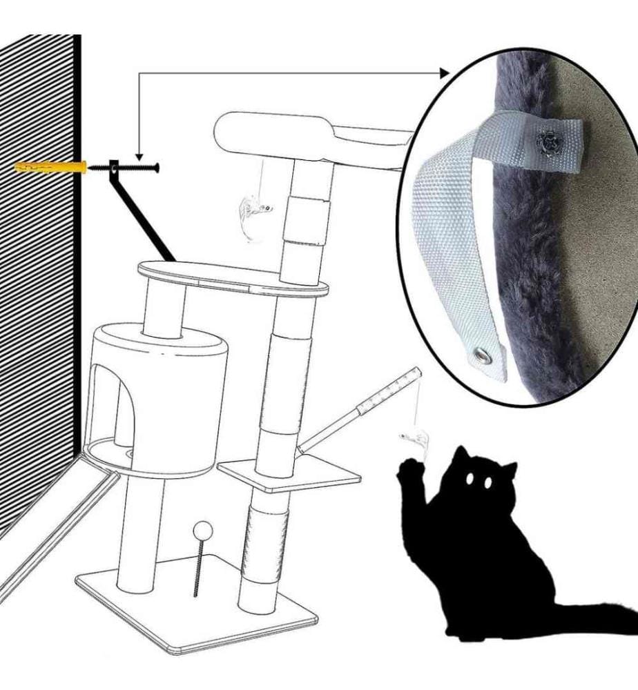 Vounot VOUNOT Cat Tree Tower, Cat Condo with Sis… DeinDeal