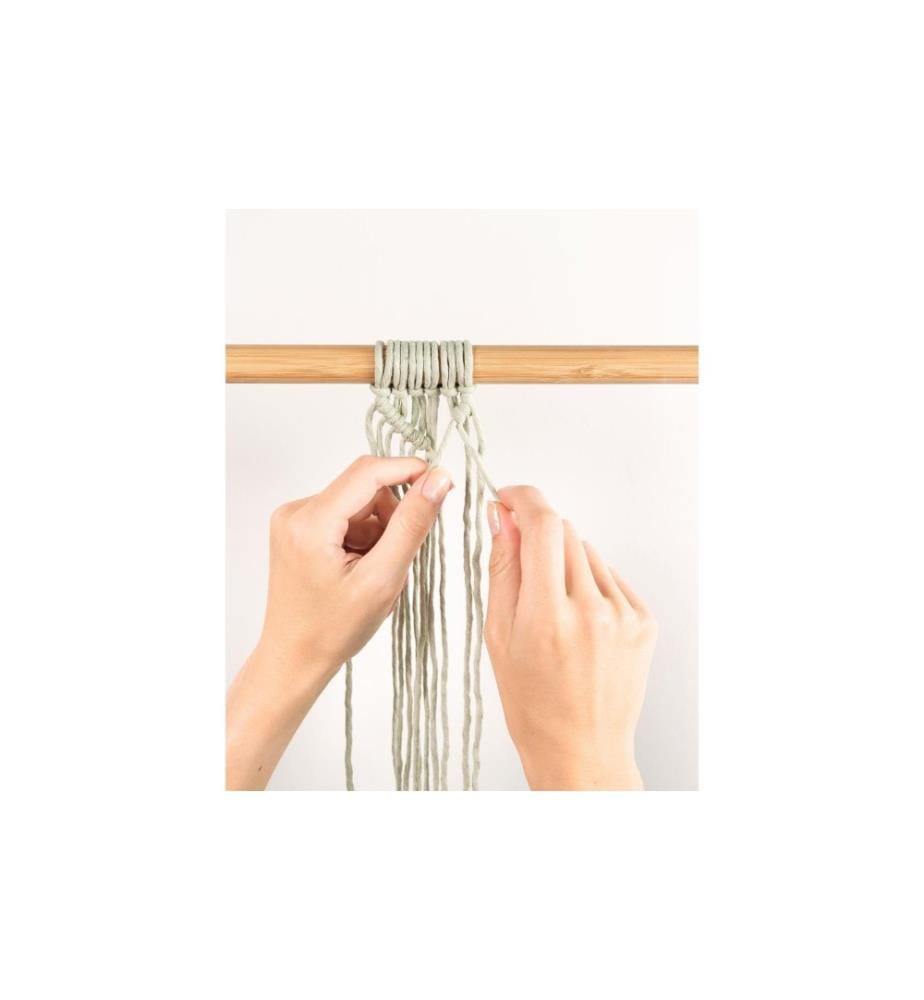 FOLIA - Kits de bricolage Macramé Urban Jungle 7 pièces