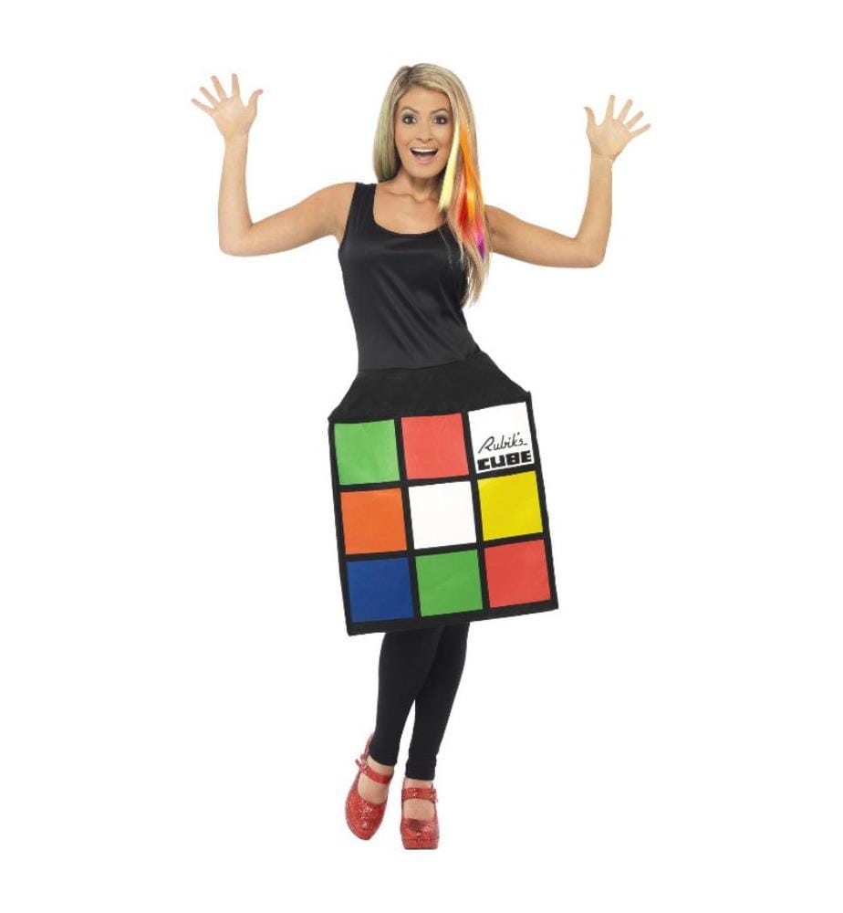 Costume Rubik's Cube, Multicolore, avec robe cub… DeinDeal