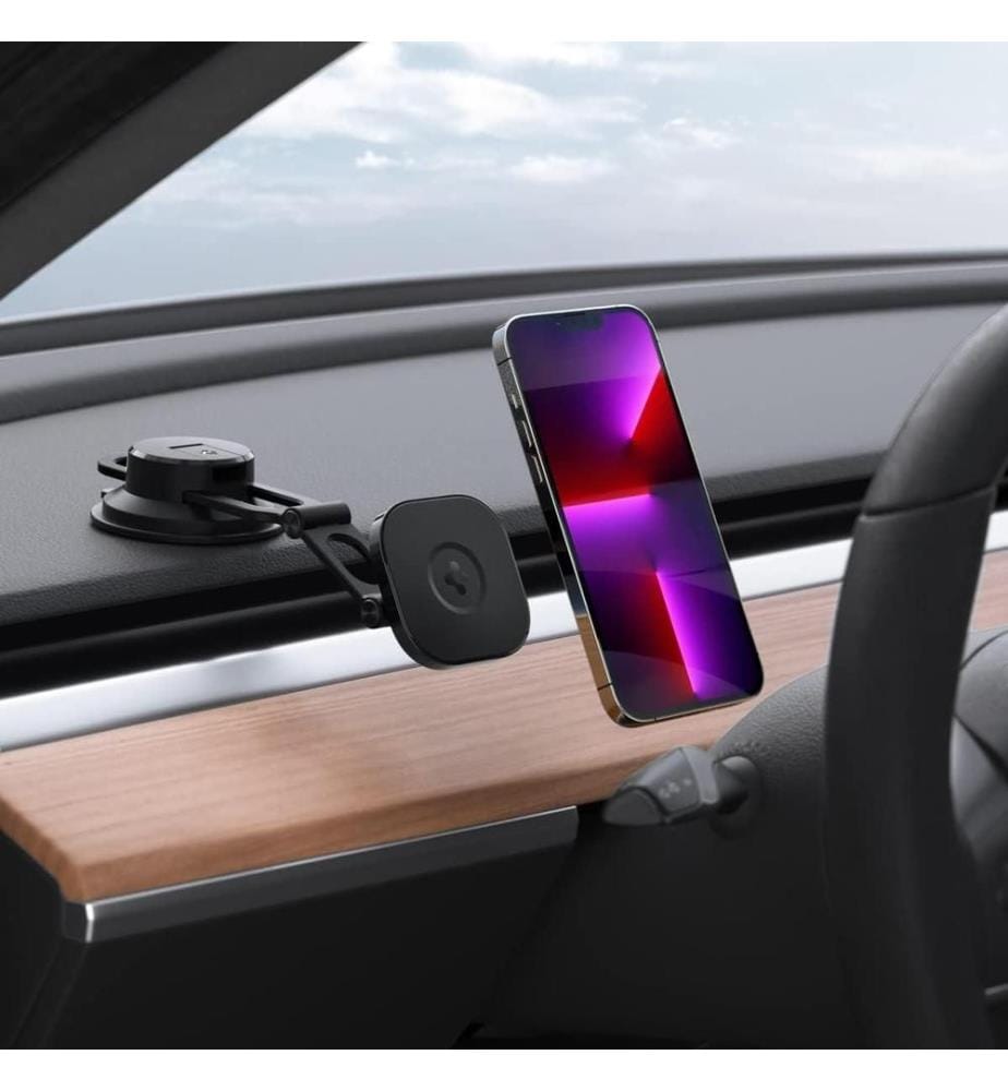 Magnetische Handyhalterung - 360° Drehbar Mit Vakuumsaugnapf Für Auto & Fitness