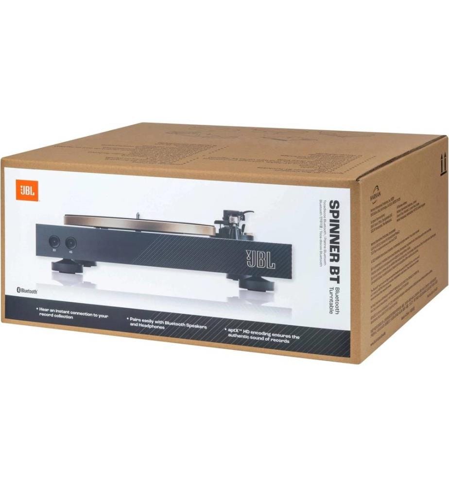 JBL - Plattenspieler mit Bluetooth Spinner BT Gold/Schwarz