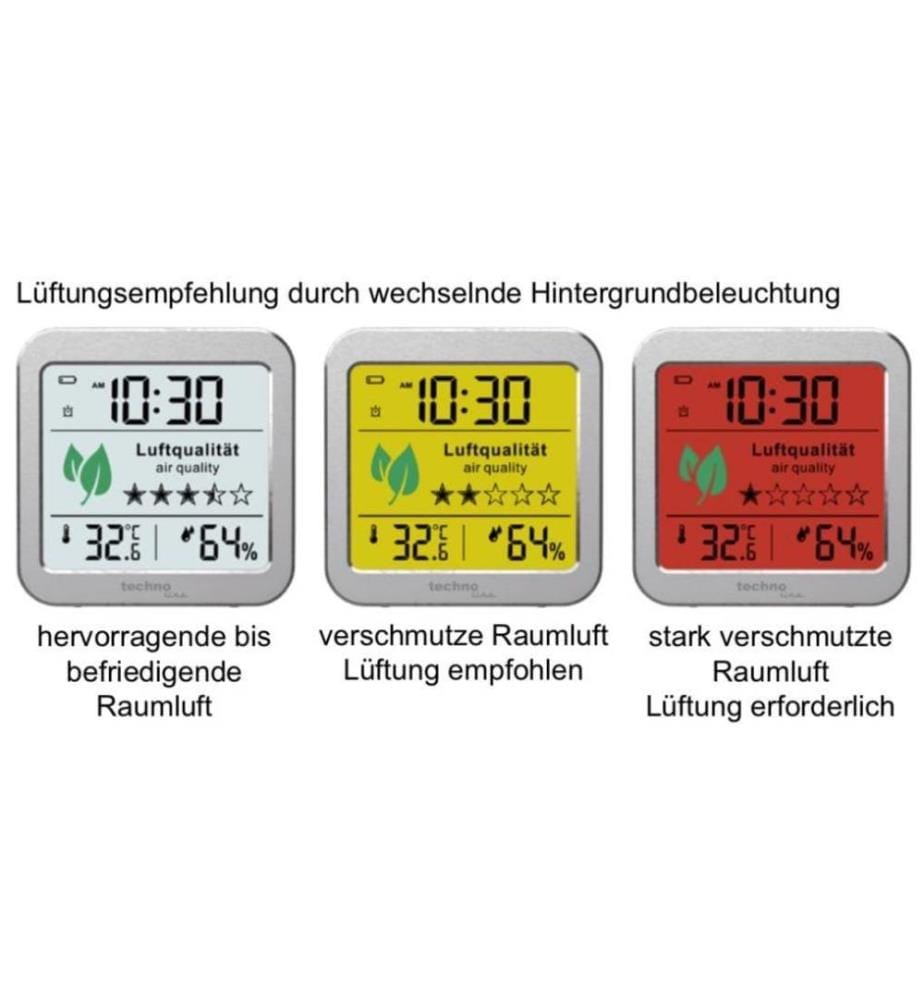 TECHNOLINE - Moniteur de qualité de l'air CO2 WL 1020