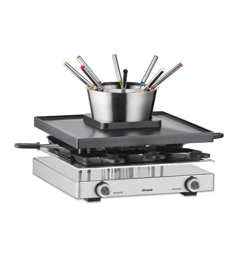 TRISA RacletteKombination Fondue Fusion 8 Per… DeinDeal