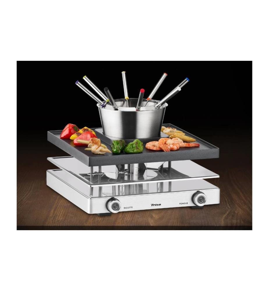 TRISA RacletteKombination Fondue Fusion 8 Per… DeinDeal