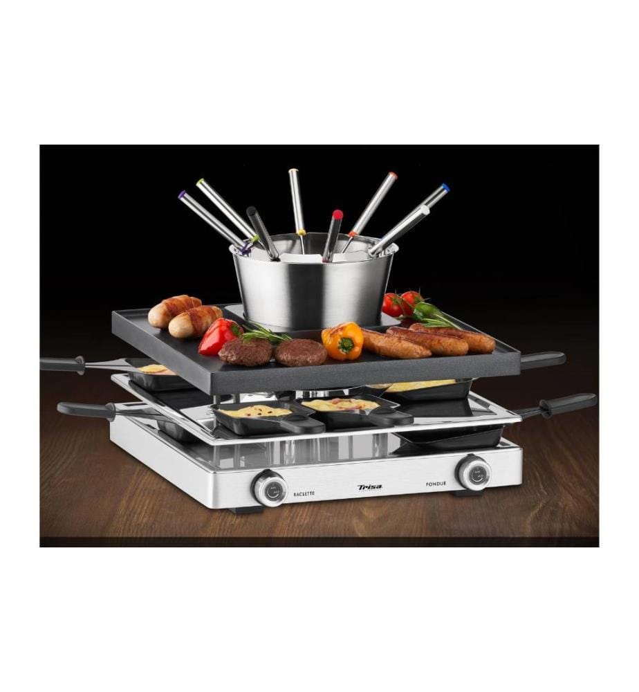 TRISA RacletteKombination Fondue Fusion 8 Per… DeinDeal