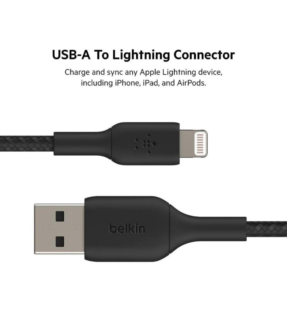 Belkin Belkin Braided Lightning Cable (Boost Cha… DeinDeal
