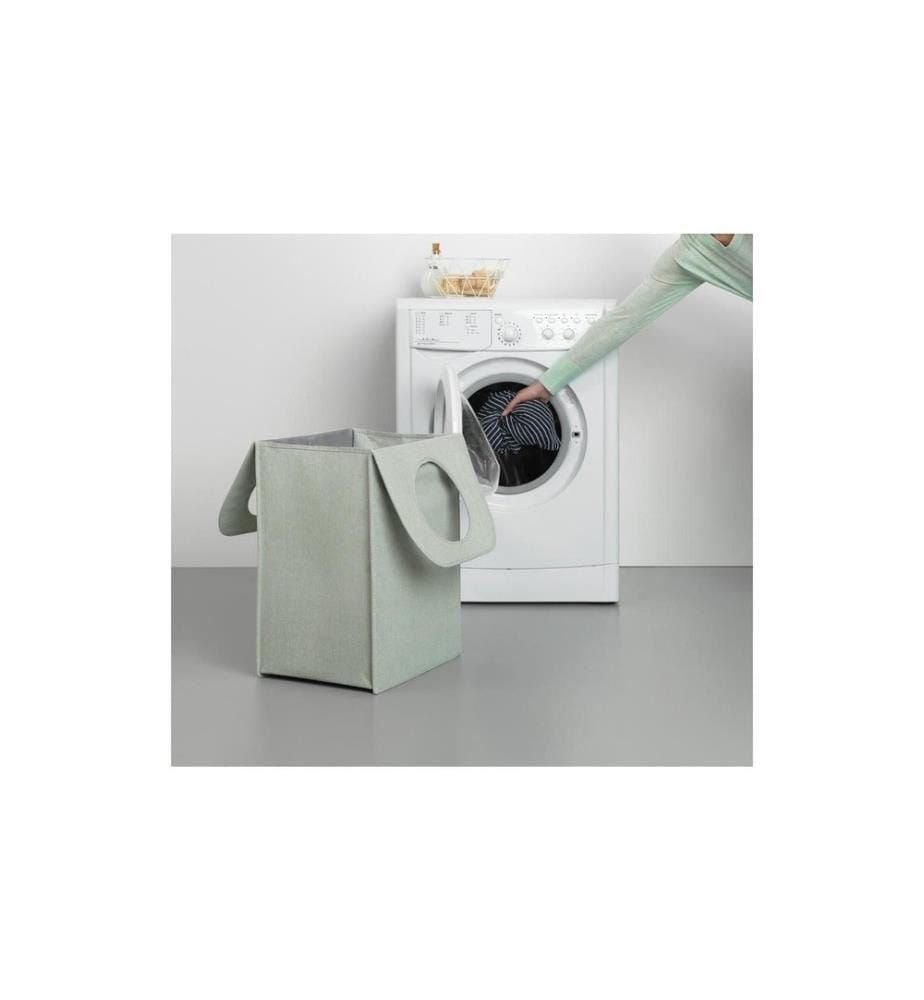 BRABANTIA - Wäschesammler faltbar, 55 Liter, Hellgrün