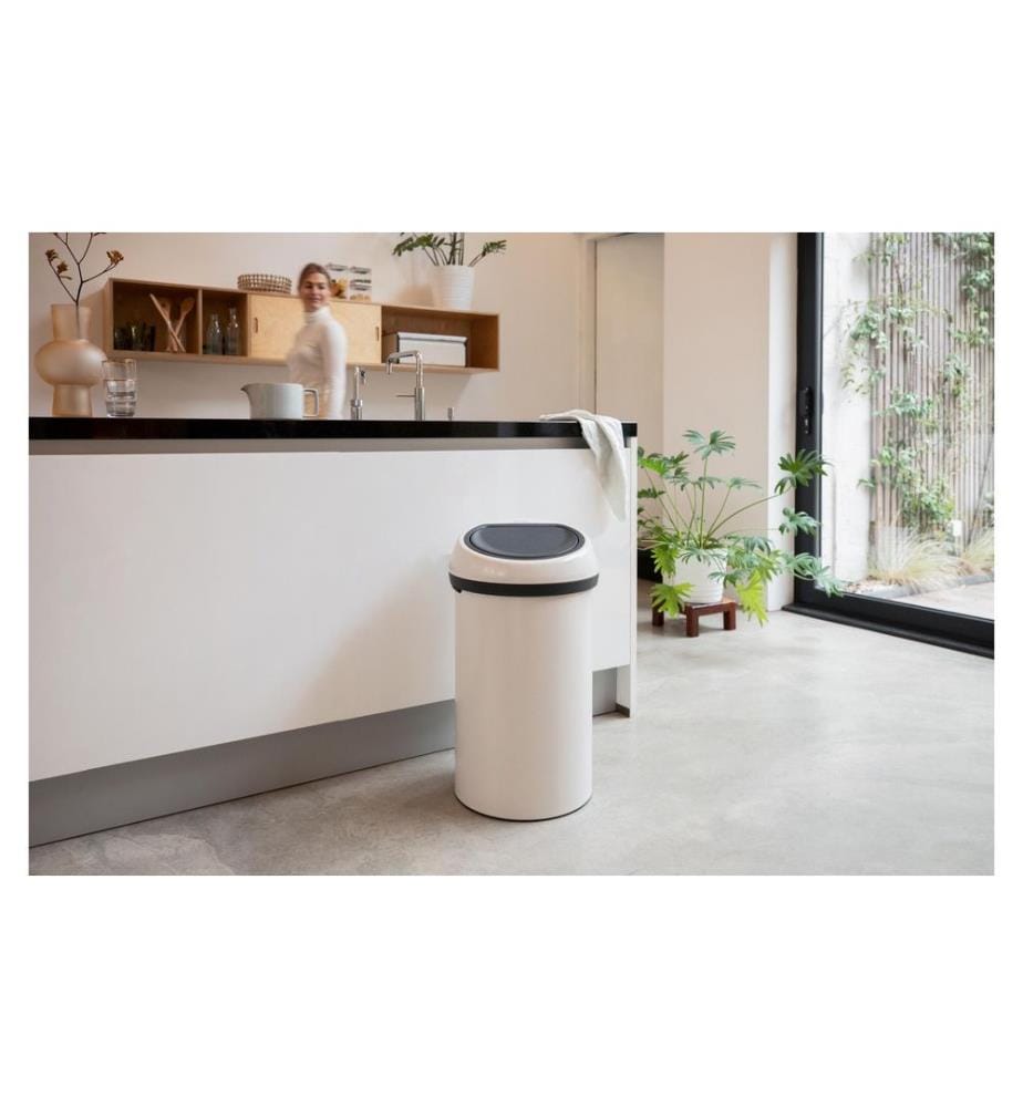 BRABANTIA - Toucheimer Touch Bin 60 l, Hellbeige