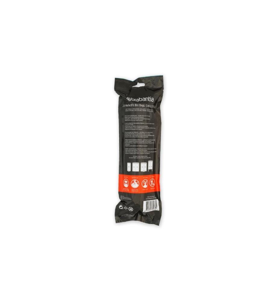 BRABANTIA - Sac à ordures ménagères PerfectFit O 30 l, 20 Pièce/s