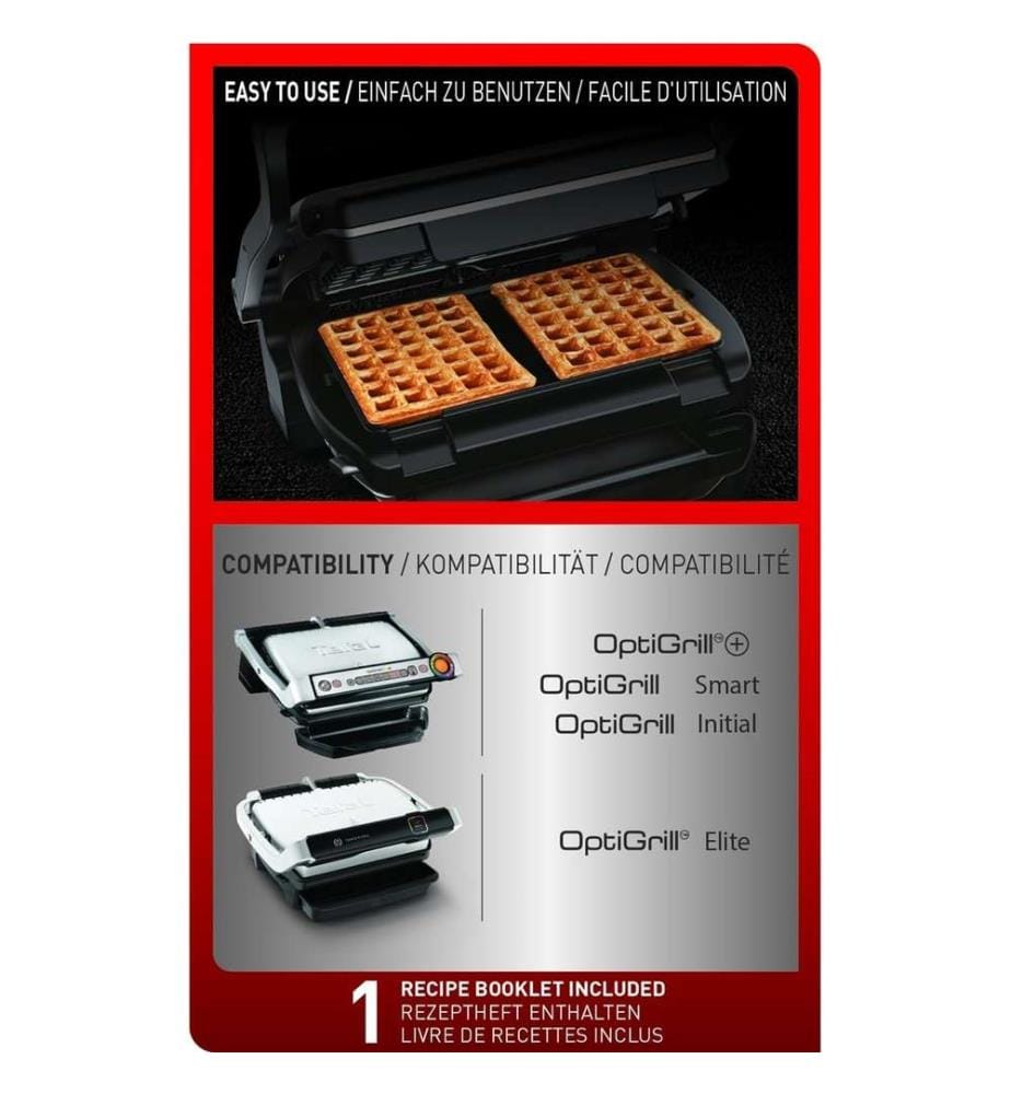 Tefal Plaques gaufrées XA7238 pour Optigrill A… DeinDeal