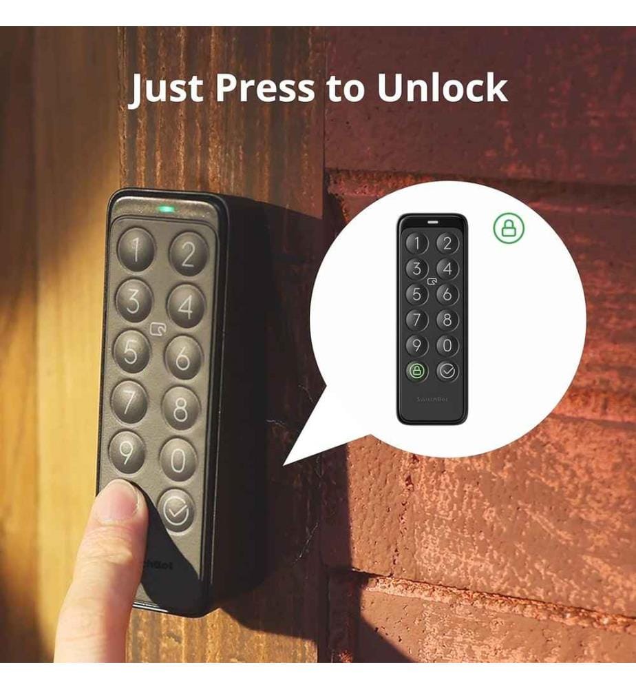 SwitchBot Card - Pack De 3 Cartes Pour Serrure Connectée | Ouverture Par Clavier Ou Digicode