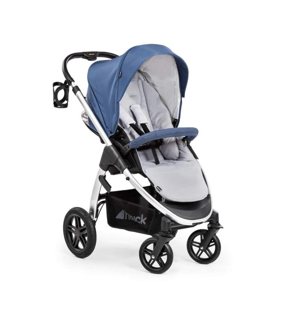 Hauck Poussette 3 en 1 Shopper SLX Trioset, inclus Nacelle, Siege Auto et  Assise avec Fonction Allongée, Porte Gobelet et Rangement, Jusqu'à 25 kg,  Pliable et Compacte, Gris