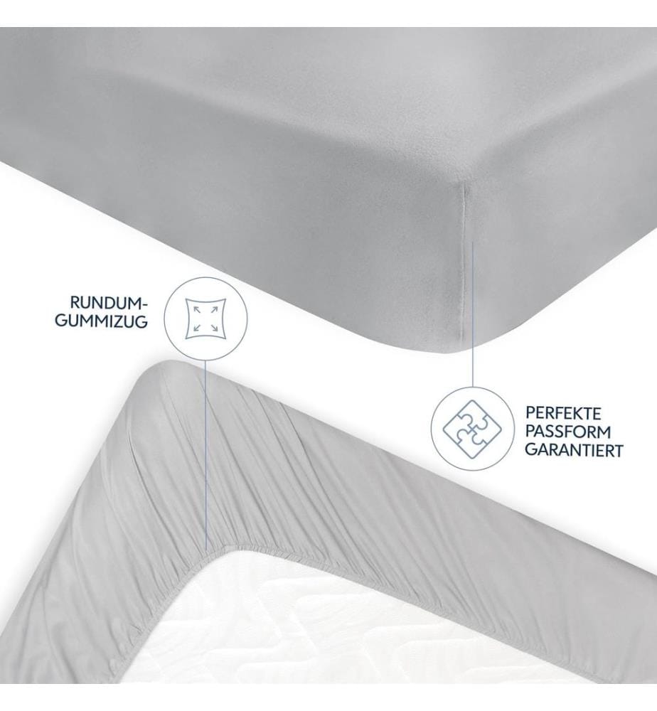 Dreamzie Dreamzie Fitted Sheet 200 x 200 cm Hi… DeinDeal