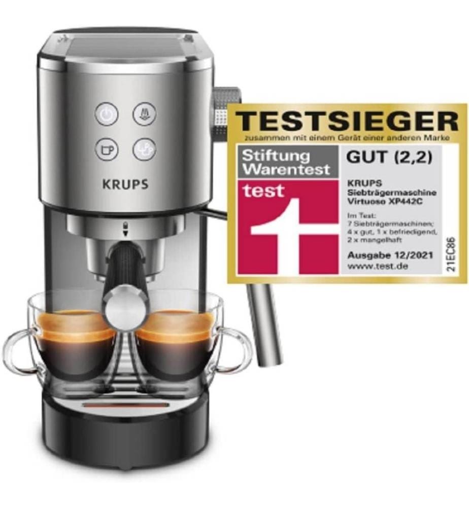 KRUPS Krups Virtuoso XP442C Siebträgermaschine … DeinDeal